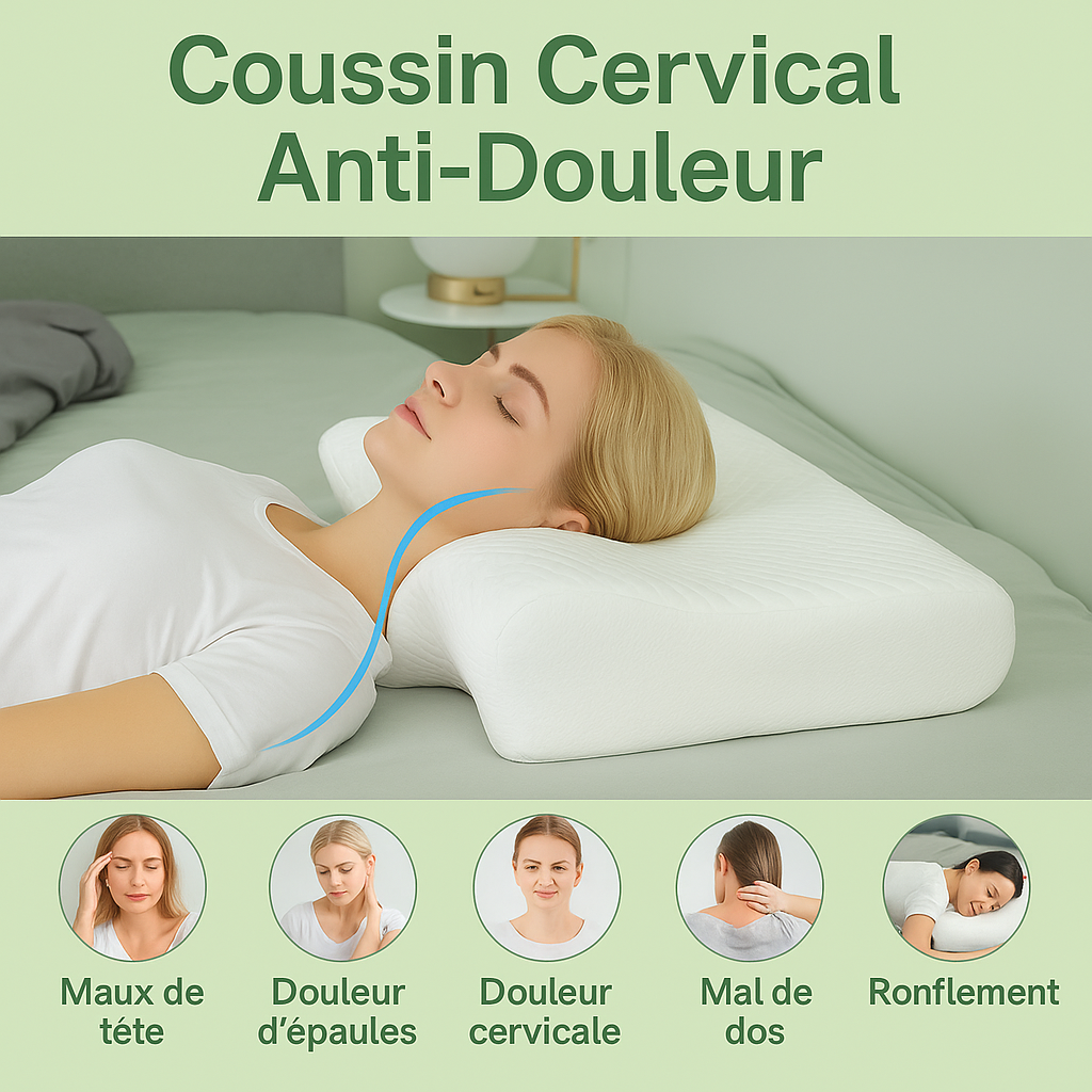 Morphéa™ - Oreiller Ergonomique Cervical
